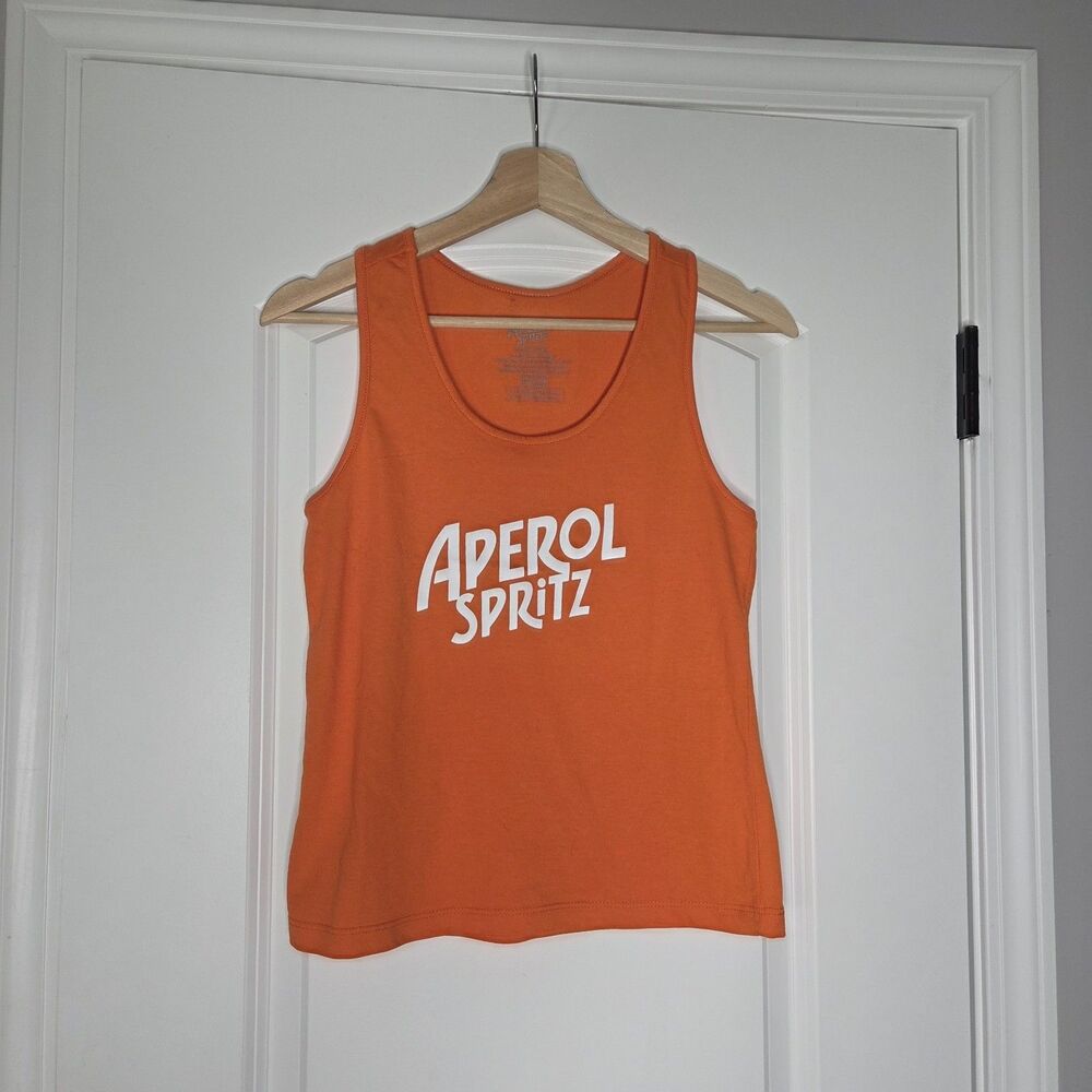 Womens Aperol Spritz Racerback Tank Top Size XS
